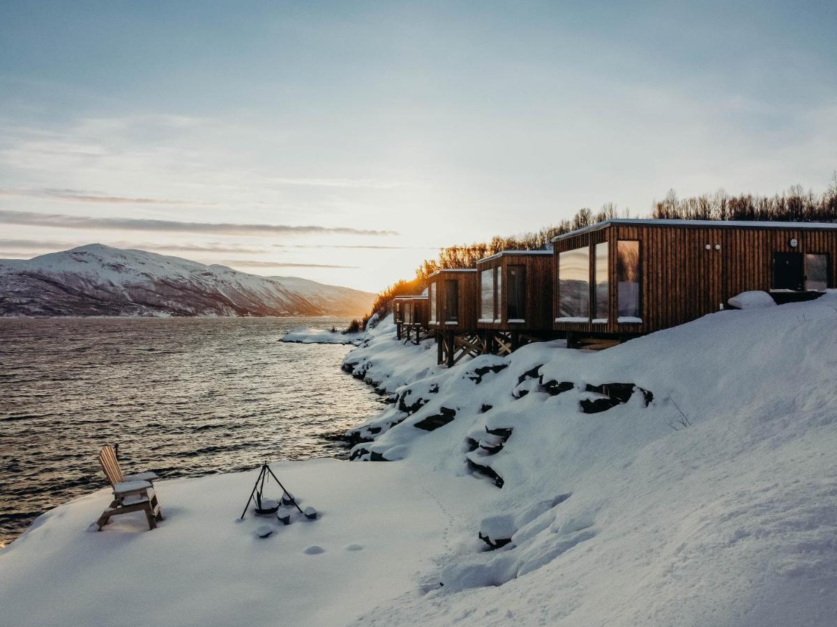 Aurora Fjord Cabins Lyngseidet Exterior photo